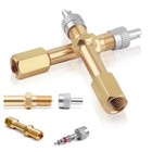 2pcs Tire Valve Stem Extensions 50mm Tire Valve Extender With Straight 