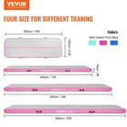 10 Ft  Inflatable Gymnastics Air Mat 4 In  Thick Tumbling Mat With Electric Pump