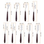 9pcs E1 Painting Palette Knife Set Stainless Steel Art Spatula Scraper Tools