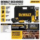 Dewalt Dce400d2 20v Max 1    Pex Expander Tool Kit 
