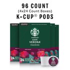Starbucks K-cup Coffee Pods  Dark Roast Hot Or Iced Coffee  Caff   Verona  96 Keu