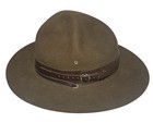 Vintage Boy Scouts Of America Campaign Hat Scout Leader Felt