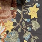 Pottery Barn Pillow Cover Case 20x20 Pumpkin Patch Autumn Fall Crewel Embroidery