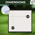 Impact Sports Golf Simulator Impact Screen 9 10   Indoor Diy Golf Impact Screen