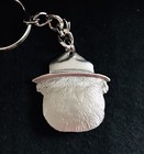 Smokey The Bear  Forest  Figurine Silver Keychain O