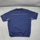 Under Armour 1252002 Mens Large Loose Heathwood Hall Navy S s Baseball Pullover