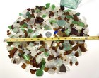 Sea Glass Lot In Old Bottle - Beach Surf Tumbled Sea Glass