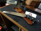 Knives Of Alaska  13  Bone Saw Sk5 Stainless Blade Nonslip Handle Leather Sheath