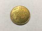 Vintage Souvenir Clines Corners New Mexico Good Luck Coin Token Brass