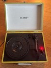Crosley Portable Lime 3-speed Turntable Record Player 2013 W  Adapter Working