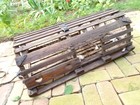 Antique Vintage Maine Lobster Trap 22x36 Wooden With Net Fishing Nautical D  cor