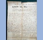 1825 Antique Connecticut Deed Hollbrook Levanton Derby New Haven County  4