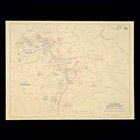 1945 Wwii Allied Map Operation Plunder Invasion Of Germany Europe World War 2