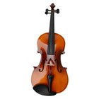 16 Inch Acoustic Viola With Case Bow Rosin Brown