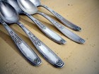 5  International Silver 1847 Rogers Bros Ambassador Silverplate  Teaspoons 1919