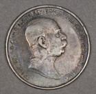 1908 Austria Silver 5 Corona Reign Commemorative
