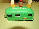 Vintage 1930s Arcade Toys Cast Iron The Covered Wagon Camper Travel Trailer Toy