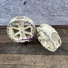 Hti-853 Bmx Freestyle Pedals 1 2 White Lollipop Old School Performer 80s Bike