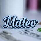 Custom Your Name Personalized Tag Embroidered Iron-on Patch Diy Applique Biker