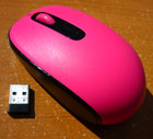 Microsoft Wireless Mobile Mouse 1850 Model 1593 W  Receiver Pink   Black Custom