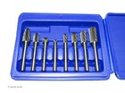 Astro Pneumatic Carbide Rotary Burrs     8-pc Double Cut Set     1 4    Shanks     Tools