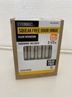 New  12-pack  Everbilt Door Hinge Satin Nickel 5 8  Radius X 3-1 2  W  Hardware