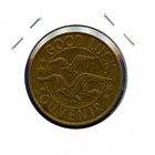 Monterey  California Fisherman s Wharf Good Luck Souvenir Token Medal Coin