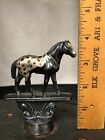 Vintage Metal Appaloosa Horse Trophy Topper Figure
