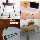 13 85   18 5  Hairpin Legs Heavy Duty Metal Coffee Table Desk Leg Furniture Set