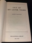 Out Of My Later Years Albert Einstein Rare Lotte Jacobi Portrait Dj 1950 1st Ed