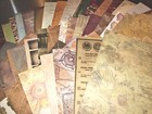 Lot Of  20 Sheets  Vintage Themed 12x12 Scrapooking Papers   huge Savings  