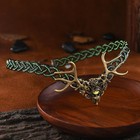 Elven Queen Black Circlet Crown Tiara Elf Renfaire Antler Crown Bronze Dainty