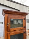 Antique Oak Commercial Ice Box 3-door Fridge Grocery Store