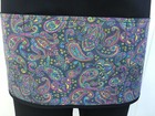 Black Paisley Server Waitress Waist Apron 3 Pocket  Restaurant Classyaprons