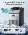 Commercial Ice Maker Machine  100lbs 24h Stainless Steel Under Counter 