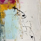 Original Mixed Media Abstract Modern Art Painting 18x24  lorimer  Signed