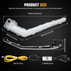 For Can Am X3 Max 17-23 Front Led Signature Fang Light Rgb Flowing Turn Signal