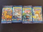 Pok  mon Xy Evolutions Sealed Booster Pack  x4  New   Sealed Art Set