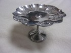 Vintage 1930s Art Deco Farber Brothers Krome-kraft Pedestal Dish Compote