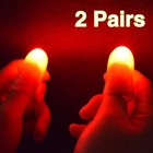 Magic Trick Thumb Tips Light-up Finger Glow Tricks Magicians Illusion Prop T7