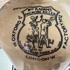 Rare Radam Microbe Killer Jug Skeleton Logo     Quackery Doulton 1920s Stoneware