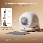 Pawhut Automatic Litter Box  Self Cleaning Litter Box For Multiple Cats