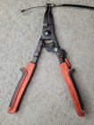 Snap-on Shcp1 Ratcheting Remote Hose Clamp Pliers Red Used