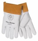 Tillman 1324 2  Cuff Kidskin Goatskin Leather Tig Welding Protective Work Gloves