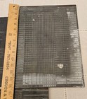 4 Vintage Industrial Letterpress Printing Blocks Lot Weekly Payroll Ledger