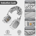 Toddler Leash 4 9ft Wrist Link W induction Lock Anti Lost Reflective Strap Kids