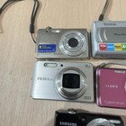 Lot Of 5 Digital Cameras Broken Canon sony olympus    parts repair    Read Info Blw 