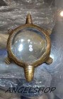 Vintage Brass Magnifying Glass Nautical Paperweight - Classic Office Desk Decor