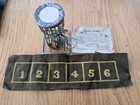 Mid Century Chuck A Luck Dice Game Felt Number Gambling Vegas Betting Bird Cage 