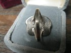 Vintage Turquoise Marked Sterling Silver Ring Native American Size 8 5